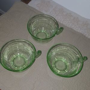 Vintage depression glass